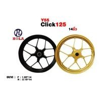 ราคา แบรนด์ Hola ล้อรถสำหรับมอเตอร์ไซค์ CLICK 125, PCX รุ่น Y55 ขอบ 14 ล้อ 1 . 4 (1729892704574736661)