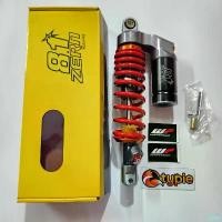 ราคา chargeshoprich ใช้งานได้ โช๊คหลัง WP ZERN81 สีแดง 300 มิล มีโอ / คลิ๊ก / ฟีโน่ / สกู้ปปี้ / ไอค่อน แก๊สกึ่งน้ำมัน กระปุกหลอก นิ่มมาก ซีลโช้คแท้ + สติ๊กเกอร์WP มอเตอร์ไซค์ Motorcycle (17311309525531711