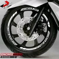 ราคา สติ๊กเกอร์ ติดขอบล้อ สะท้อนแสง โลโก้ Aerox (1731615784216200623)