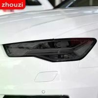 ราคา เหมาะสำหรับ A6 C8 S6 2012-2022 สีย้อมไฟหน้ารถ ฟิล์มป้องกันสีดำ ป้องกันไฟท้าย สติ๊กเกอร์ TPU ใส อุปกรณ์เสริม (1729681748201605434)