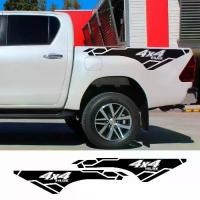 ราคา สติ๊กเกอร์ติดรถ, สติ๊กเกอร์ 4x4, สำหรับ Toyota Hilux Revo และ Vigo, กันน้ำ, สติ๊กเกอร์พีวีซีตกแต่ง (1731797075594609961)