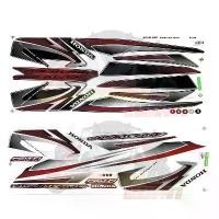 ราคา สติ๊กเกอร์ Honda Airblade 2009 รุ่น 5-6 สีดำแดง/สีมุก ฮอนด้า แอร์เบลด เคลือบเงา สินค้าแนะนำ (1731332300134778429)