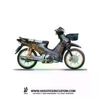 ราคา Hugsticker สติ๊กเกอร์ติดรถ สติ๊กเกอร์ Wave 100/Wave 110i/Wave 125 ลายฟาโรห์ (Pharaoh) (1729820465852287145)