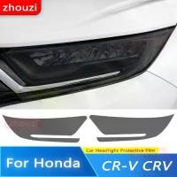 ราคา เหมาะสำหรับ CR-V CRV 2017-2022 สีย้อมไฟหน้ารถ ฟิล์มป้องกันสีดำ ป้องกันโปร่งใส สติ๊กเกอร์ TPU อุปกรณ์เสริม (1729681855902353722)