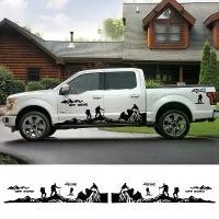 ราคา สติ๊กเกอร์ติดข้างประตูรถยนต์ 8 ชิ้น สำหรับ Ford Ranger Raptor F150 F-150 Off Road 4X4 Climber Pickup สติ๊กเกอร์ติดรถ DIY สติ๊กเกอร์ (1730234316562663686)