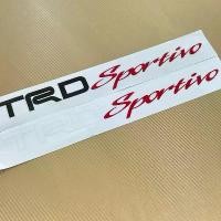 ราคา สติ๊กเกอร์ TRD sportivo ติดข้างประตู Toyota ติดใด้ทุกรุ่น มีสองสี /สีดำ/สีขาว /ราคาต่อชุด มี 2 ชิ้น สินค้าที่ขายดีที่สุดของเดือนนี้ (1732319127402612555)