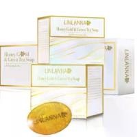 ราคา สบู่ LINLANNA ผสมน้ำผึ้ง ทองคำและชาเขียว (1731499439505704744)