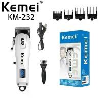 ราคา ปัตตาเลี่ยนมืออาชีพ Kemei KM-232 ปัตตาเลี่ยนไฟฟ้าแบบพกพาขนาดเล็ก สายชาร์จ USB ปัตตาเลี่ยนไร้สาย เหมาะสำหรับตัดผมผู้ชาย เครื่องตัดผม (1732232041326478361)