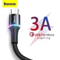 ราคา สายชาร์จ Micro USB, Baseus, 3A, ชาร์จเร็ว, สำหรับโทรศัพท์มือถือ Android, สายชาร์จ (1732353745861313653)