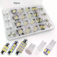 ราคา ชุดไฟภายในรถยนต์ LED, 42 ชิ้น, สายไฟ, 12V, ไม่ต้องใช้แบตเตอรี่ (1732183041944356611)