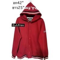 ราคา sฮ มือสอง DJFree เสื้อฮู้ด สีแดง ลำลอง สเวตเตอร์ สำหรับผู้ชาย สี : แดง COD (1732166559933630006)