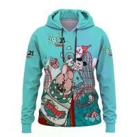 ราคา เสื้อกันหนาวมีฮู้ด BT21 BTS Unisex พิมพ์ลายเต็ม สำหรับผู้ใหญ่ ผู้หญิง สเวตเตอร์ (1732167988342655324)