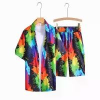 ราคา เสื้อเชิ้ตพิมพ์ลาย สไตล์ฮาวาย สำหรับผู้ชาย ชุดฤดูร้อน ทรงหลวม ชุดชายหาด หนิงเซีย ไทจง ชุดเสื้อเชิ้ตแขนสั้น เหมาะสำหรับการเดินทาง sukajan เสื้อ วอร์ม แบรนด์ แท้ มือสอง เเจ็คเก (1731560314355025651)