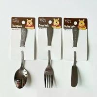 ราคา ช้อน ส้อม มีดปาดเนย สแตนเลส Winnie the Pooh ของใหม่ (ได้ทั้ง 3 ชิ้นนะคะ) ลิขสิทธิ์แท้จากญี่ปุ่น (1732156566164834209)