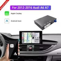 ราคา ชุดติดตั้ง Android Auto ไร้สาย CarPlay, Ezontronics, กล่องถอดรหัส, สำหรับ Audi A6 A7 2012-2016, ระบบ RMC หน้าจอ 6.5", [COD] (1732156732793325150)