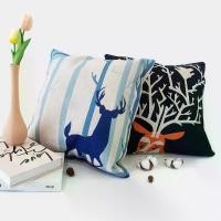 ราคา หมอนอิง ลายกวาง ปลอกหมอนอิงฝ้ายลินิน เนื้อหนา ขนาด 45x45cm.คุณภาพดี เกรด A พร้อมไส้หมอนใยสังเคราะห์ เด้งฟู | Smileylife Shop (1729517308548778133)