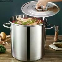 ราคา ✨รุ่นหนา✨หม้อ หม้อสตูว์ หม้อสแตนเลส 20/25/30/40/50/60CM หม้อต้มสแตนเลส หม้อสแตนเลสทรงสูง (1732237695737759563)