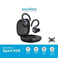 ราคา [COD] Soundcore Sport X20 fortable In-Ear Sport Earbuds with Hook หูฟังบลูทูธ หูฟังออกกำลังกาย หูฟังสำหรับใส่วิ่ง หูฟังไร้สาย กันเหงื่อ (1732289478286017629)