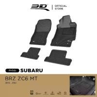 ราคา 3D Mats พรมปูพื้นรถยนต์ SUBARU BRZ เกียร์ MT 2012-2021 พรมกันลื่น พรมกันนํ้า พรมรถยนต์ (1732326447737309317)