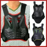 ราคา Woekasa - เสื้อแข่งมอเตอร์ไซค์ unisex เสื้อกั๊กหน้าอก อุปกรณ์ป้องกันกระดูกสันหลังและหลัง เกราะ เกียร์ (1729690947967879448)
