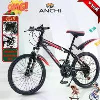 ราคา จักรยานเสือภูเขา ANCHI สำหรับเด็กและผู้ใหญ่ ล้อ 20/24 นิ้ว เกียร์ 7/21 สไตล์ญี่ปุ่น จักรยานพร้อมเครื่องยนต์ 80 ซีซี จักรยาน วินเทจ (1732108635450607345)