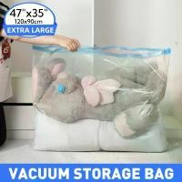 ราคา ถุงเก็บสูญญากาศ ขนาดใหญ่พิเศษ 6 แพ็ค XXL (119.38 ซม. x 88.9 ซม.) เหมาะสำหรับผ้าห่ม เครื่องนอน ผ้านวม และของเล่นตุ๊กตา ยักษ์ ถุงประหยัดพื้นที่ มีซิป ปิดปั๊ม ไม่รวม รวมกระเป๋า ชั้น (1732189405075834104)