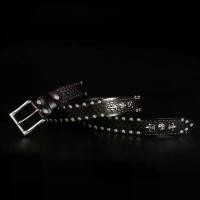 ราคา เข็มขัดย้อนยุคสไตล์รถจักรยานยนต์ Harley ทำจากหนังวัวแท้ ดีไซน์คาวบอยตะวันตกแบบแฮนด์เมด มีหมุดย้ำ หัวเข็มขัดเงินชุบทองเหลือง สำหรับผู้ชาย สไตล์วินเทจคลาสสิก เครื่องประดับ (1731990837220705567)