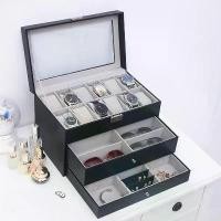 ราคา กล่องนาฬิกา+เครื่องประดับ3ชั้น ก1-2 กล่องเก็บนาฬิกาข้อมือ กล่องใส่นาฬิกา กล่องใส่เครื่องประดับ (1731504031959583296)