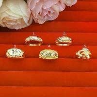 ราคา แหวนทองล้วนคละแบบ สีทอง เสริมโชค เสริมบารมี แหวนตัดลาย เครื่องประดับ ใส่อาบน้ำได้ ใส่ออกงานได้ แหวนทองเหลืองแท้ (1732306773584742237)