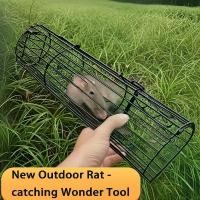 ราคา ขายดีประจำเดือนนี้ เครื่องมือ สิ่งมหัศจรรย์ จับหนูรูปแบบใหม่! กรงดักหนูแบบเดี่ยวและสองประตูเหมาะสําหรับการใช้งานกลางแจ้ง (1732374712762992079)