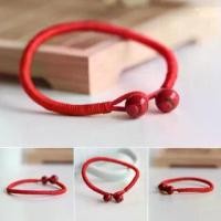 ราคา สร้อยข้อมือเซรามิกย้อนยุค, Ziyang, เครื่องประดับสร้อยข้อมือนำโชค, Unisex, พร้อมลูกปัดสีแดง, เชือก แบรนด์ พานทอง (1732228595848677962)