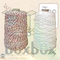 ราคา Boxboxshop เชือก มัดกล่อง เบอร์ 15 ขาวล้วน และ ขาวแดง 500 เมตร ขายร้อน (1731852962788509645)