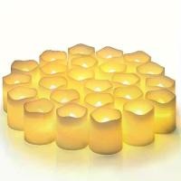 ราคา ชุดตกแต่งท่องเที่ยว เทียน LED ไฟรีโมท 24 ชิ้น ไฟชา LED ความปรารถนาสร้างสรรค์ วอร์มไวท์ เหมาะสำหรับตกแต่งฮาโลวีนและคริสต์มาส เทียนไฟรีโมท (1731840692152993266)