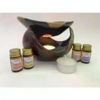 ราคา Panita ชุดเตาอโรมา + น้ำมันหอมระเหย 5 cc 4 ขวด+ เทียน 1 แพค ขายดี (1731955467671210209)