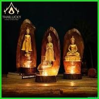 ราคา yesterashop แบบพกพา เชิงเทียนไม้ ตะเกียงไม้ พระประจำวันเกิด พร้อมแก้วครอบ+เทียน (1730743230819896030)