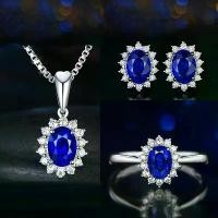 ราคา ชุดเครื่องประดับคอสเพลย์, เพชรเต็มและไพลิน, ชุดสร้อยคอมงกุฎเจ้าหญิง, สไตล์ยุโรปและอเมริกา, แหวนหมั้นและจี้, ของขวัญผู้หญิง สร้อย ข้อมือ โซ่ cluster engagement ring เชือก เที (1731591834356057933)