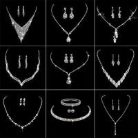 ราคา สร้อยคอแต่งงาน, โซ่กรงเล็บโลหะ, ตกแต่ง Rhinestone, สร้อยคอเจ้าสาว, สร้อยคอจี้หยดน้ำตา, ชุด Jing3ye jewelry mystery jar เชือก เทียน เก๊ะ ตังค์ มา แว้ว สร้อย ข้อมือ หนัง ถัก ด้าย แ (1731583325719070212)