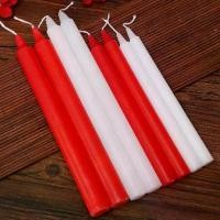ราคา เทียน, สีขาว, เหมาะสำหรับร้านอาหาร, โรงแรม, ห้องครัว, และไฟฉุกเฉิน, ไฟบ้าน, เบรกเกอร์วงจรไฟฟ้า, ป้องกันภัยพิบัติ, ไร้ควัน, ไร้กลิ่น, เชิงเทียน, เชิงเทียนสีแดง เทียน คู่ เข้า พ (1732152555580262211)
