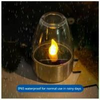 ราคา โคมไฟ LED เทียนพลังงานแสงอาทิตย์ไร้ตำหนิพร้อมแบตเตอรี่ Ni MH แก้วไวน์ ไฟ เทียน อิเล็กทรอนิกส์ (1730883391435540816)