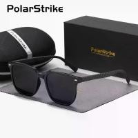 ราคา แว่นกันแดดโพลาไรซ์ PolarStrike ทุกเพศ ป้องกัน UV400 เลนส์ TAC กรอบ TR90 ดีไซน์สี่เหลี่ยมสบาย ๆ กรอบเต็ม พร้อมเคส เหมาะสำหรับการพักผ่อนทุกวันและกิจกรรมกลางแจ้ง (1732058073425741440)