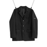 ราคา เสื้อสูทผู้ชายและผู้หญิง, Gao Ding, สไตล์ปารีส, หนังด้านข้าง, โลโก้, เสื้อแจ็คเก็ต, เสื้อสูทลายสก๊อตฤดูใบไม้ผลิ, ไหล่บุนวม (1731095971749006221)