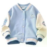 ราคา เสื้อแจ็คเก็ต Cinnamoroll สำหรับเด็กผู้หญิง เหมาะสำหรับฤดูใบไม้ผลิ เสื้อยืด Sanrio เสื้อเบสบอล สีฟ้า สำหรับเด็กอายุ 4-15 ปี (1732253593606063674)