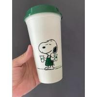 ราคา แก้ว Peanuts X Starbucks มาใหม่ วัสดุเป็นพลาสติก PP ขนาด 417 ml ขายร้อน (1731470041389303268)