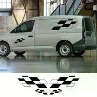 ราคา สติ๊กเกอร์ไวนิลติดรถ 4 ชิ้น สำหรับ Volkswagen VW Caddy ผิวมันวาว ดีไซน์ลายสก๊อตเรขาคณิต ธีมอัตโนมัติ กาวในตัว สติ๊กเกอร์ใช้ครั้งเดียว สำหรับโลหะ แก้ว และพลาสติก เข้ากันได้กับ MK1 (1732326153258501532)