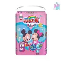 ราคา Goon ผ้าอ้อมเด็ก กูนน์ เฟรนด์ ซึมซับ x4แก้ว (ไซส์ L 42 ชิ้น ) แพมเพิส กางเกงผ้าอ้อมเด็ก Baby Diapers สวัสดิการสด (1732254399565956196)