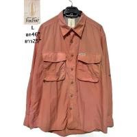 ราคา ชร19 มือสองขายตามสภาพ เสื้อเชิ้ตตกปลาแขนยาวสำหรับผู้ชาย Fox Fire ระบายอากาศติด แจ็คเก็ต Foxfire เสื้อแจ็กเก็ต COD (1731969617301505030)