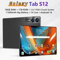 ราคา 【ซื้อ1แถม9】2025ใหม่ Sumsamg GaIaxY Tab S12 +12.1 นิ้ว แท็บเล็ต ของแท้ 4g/5G แท็บเล็ตโทรได้ RAM16GB ROM1TB แท็บเล็ตของแท้ Screen Dual Sim Full HD แท็บเล็ตราคาถูก เสียงคุณภาพสูง ร (1732306996872250494)