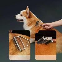 ราคา หวีกำจัดขนสัตว์เลี้ยง, เครื่องมือกรูมมิ่งขนสัตว์เลี้ยง, สำหรับแมวและสุนัข, หวีกรูมมิ่งขนลูกสุนัข, แปรงตัดแต่งขนสัตว์เลี้ยง, แปรง Deshedding (1732104023408542950)