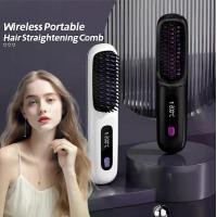 ราคา เครื่องหนีบผมตรงและที่หนีบผมตรง มาใหม่ หวีหนีบผมตรงไฟฟ้า แบบพกพา ขายดี แปรง หวีหนีบผมตรง (1731809961051719972)