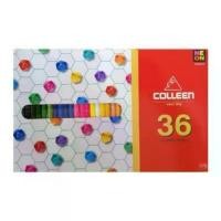 ราคา ขายดีทั้งเครือข่าย ของแท้100% สีไม้คอลลีน Colleen 36แท่ง36สี#775(แท่งเหลี่ยม) เครื่อง สําอาง เซเว่น แปรง แต่งหน้า ขน นุ่ม (1731922964005029430)